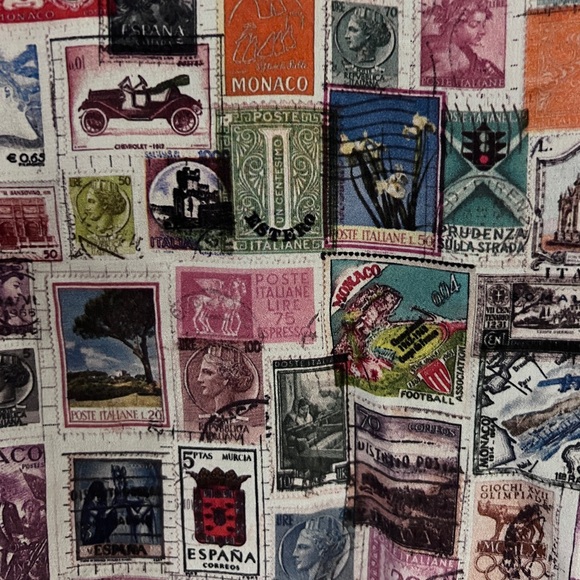 NWOT Alice + Olivia Oswald Printed Silk Shirt XS - Picture 13 of 15